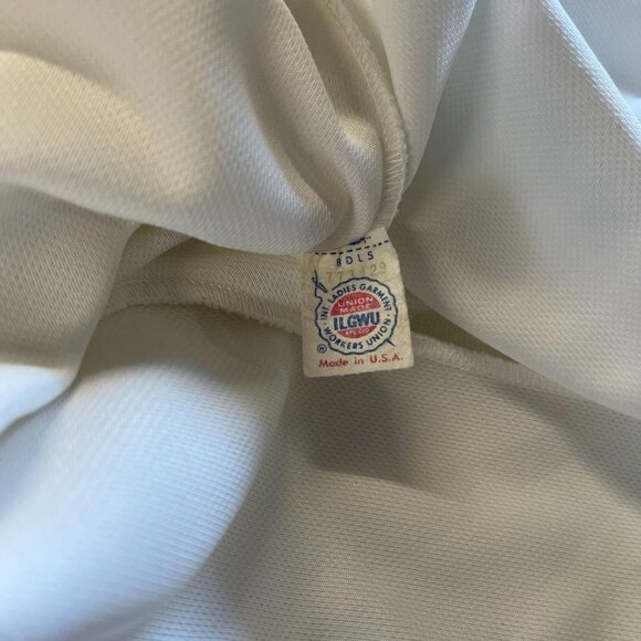 David Crystal Mod Vintage Dress 60s 70s Union Label Dagger Collar Dress MED - Picture 8 of 9